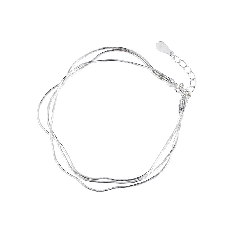 Minimalist Multi-layer Snake Bone Bracelet For Women Trendy Style_voghion.com