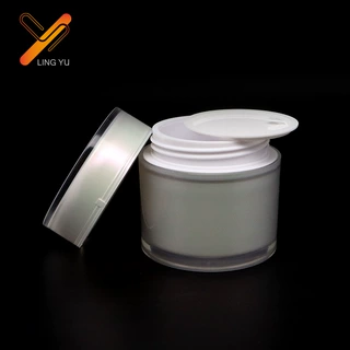 80g直圆亚克力膏霜瓶  素颜霜空瓶 面膜面霜发膜瓶 化妆品包材
