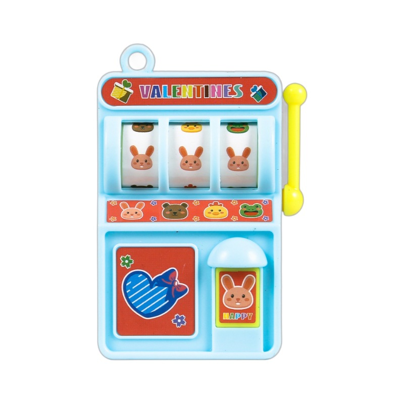 Máquina de fruta ganadora de dibujos animados creativa mini máquina de lotería para niños puzzle juguetes pequeños premios de jardín de infantes regalos transfronterizos