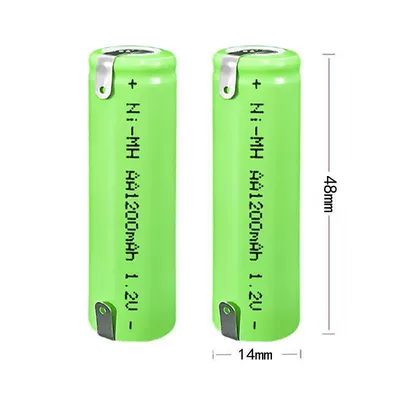 1.2 Battery: Philips Ni-MH rechargeable Hibrid akkumulyator batareyaları - aa5-2200mah-nickel-plate-model-2-pieces