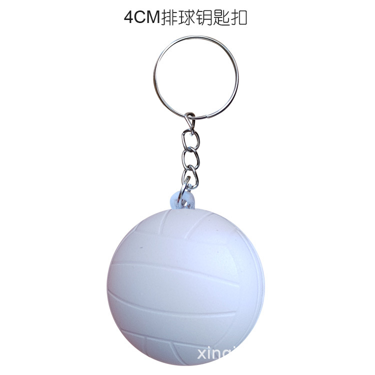 열쇠 고리가있는 배구