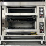 2层4盘燃气烤箱商用 面包房小型烘焙设备 蛋挞烤箱电热型可选