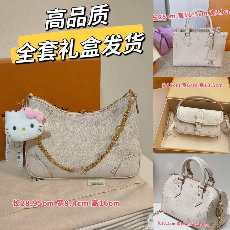 25 新しい g 品質エンボスショルダーメッセンジャーバッグルオバゲットバッグ M13642 越境貿易女性のバッグ卸売|undefined