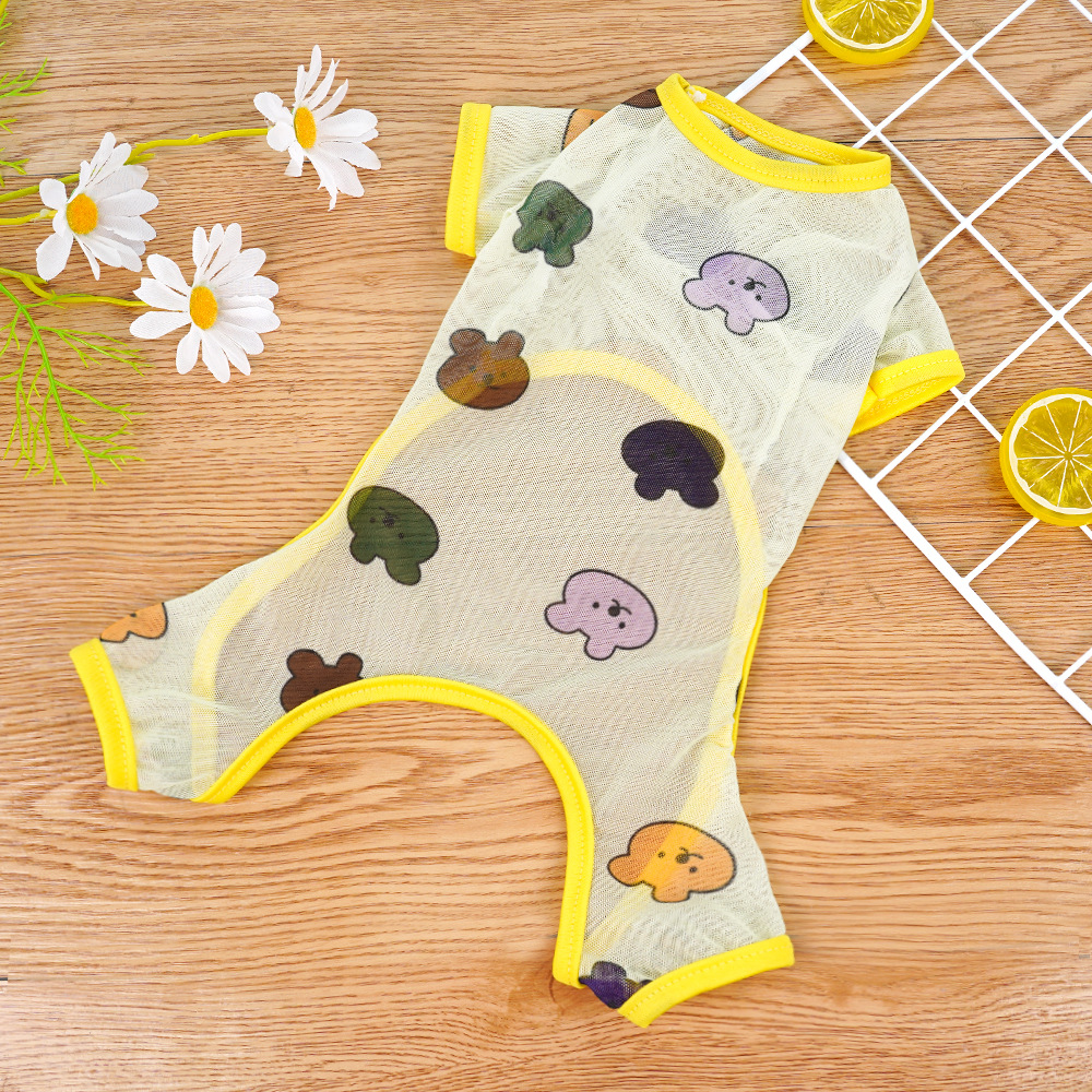 Ropa de cuatro patas para perros, chaleco para perros grandes, ropa de aire acondicionado para perros, ropa para gatos, ropa para el hogar, ropa de pelo dorado, ropa para el hogar