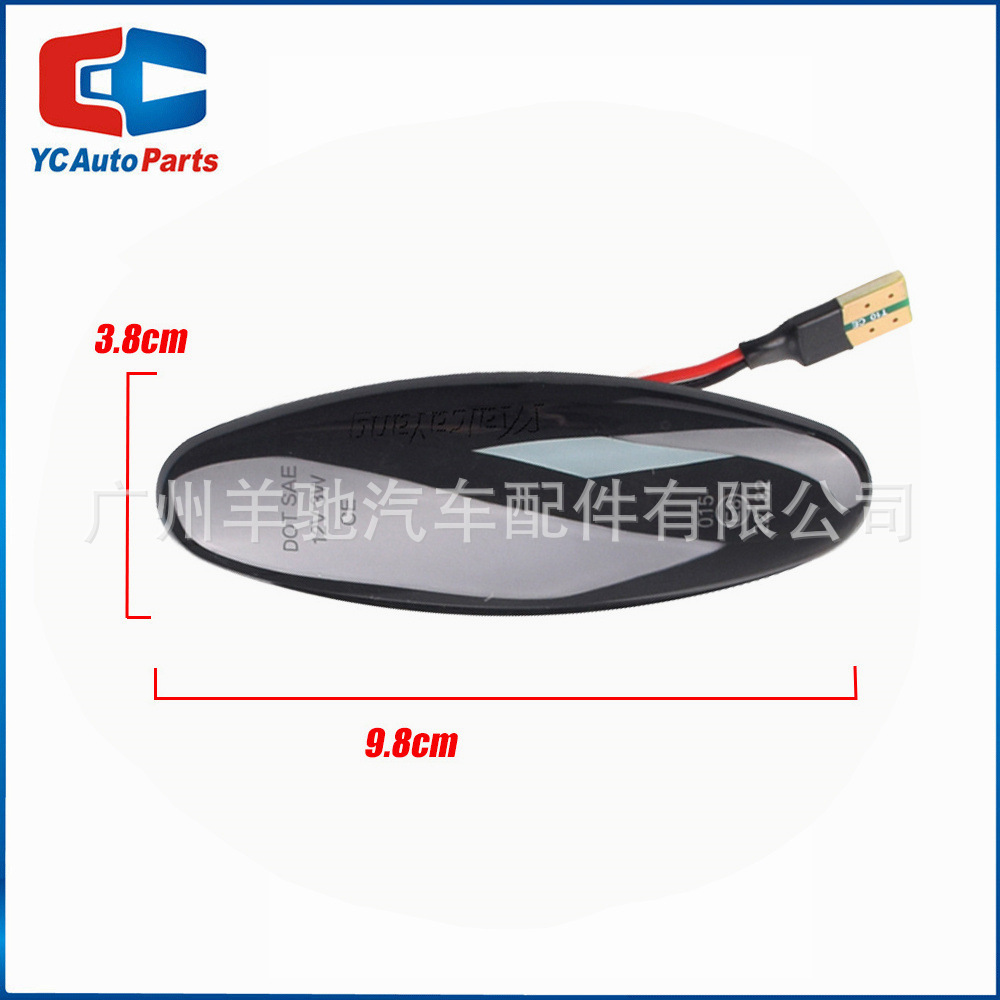 Adecuado para Jaguar XK 8/XKR S-tipo XJ X350 guardabarros luz de señal de giro lateral luz lateral agua image 3