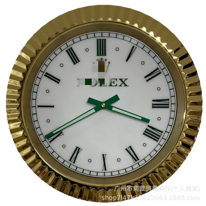 壁掛け時計 14inch 金属夜光時計 ステンレススチール カレンダー リビングルーム壁掛け時計 壁掛け式 海外購入代理店|undefined