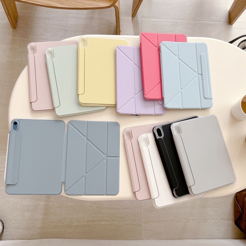 双面夹磁吸iPad11平板保护套10.2多折11寸四角防撞10.9吸笔保护套|undefined