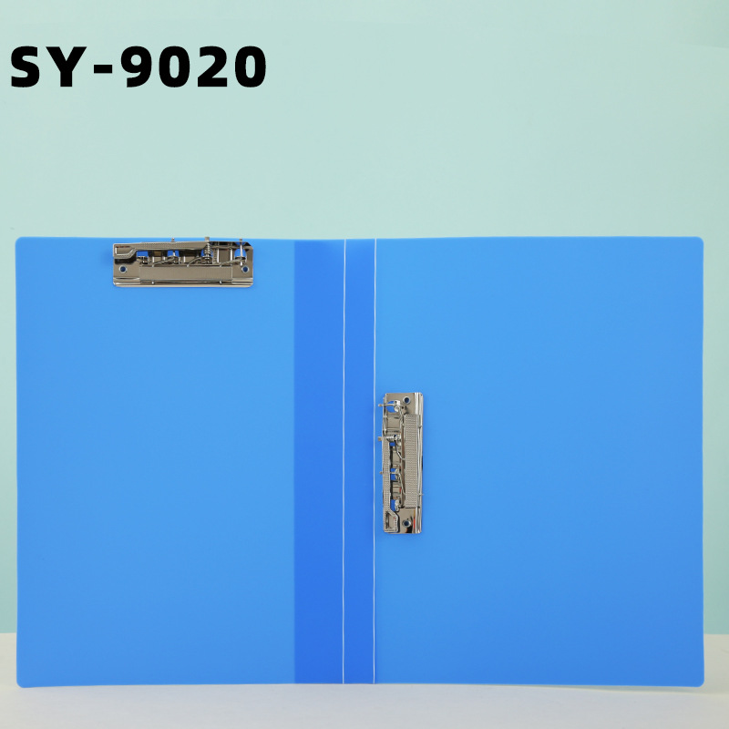 Fábrica directa A4 carpeta doble carpeta de archivos gruesa carpeta de suministros de oficina doble carpeta fuerte
