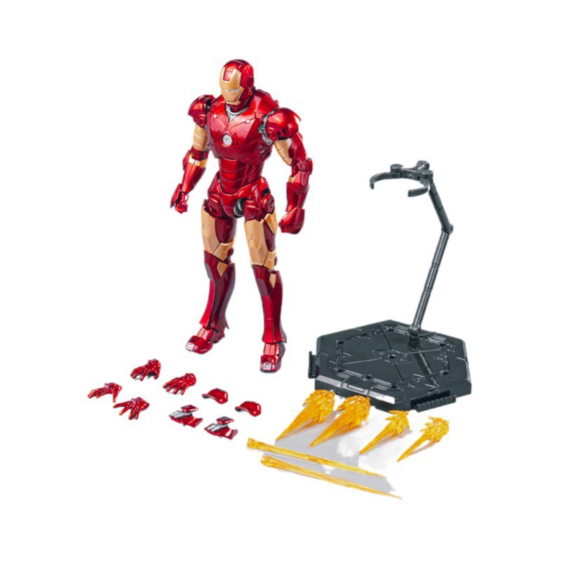 Мстители, минифигурка, подвижный конструктор, игрушка, Железный Человек, Marvel