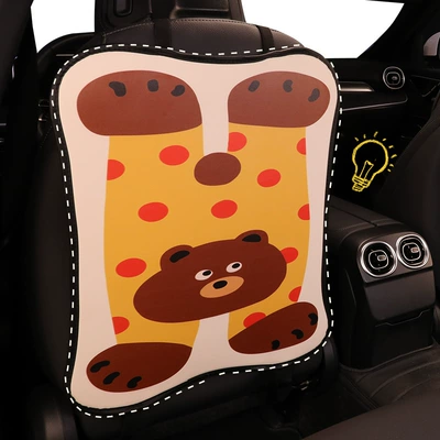 bear seat back anti-kick pad: Chair back anti-kick pad