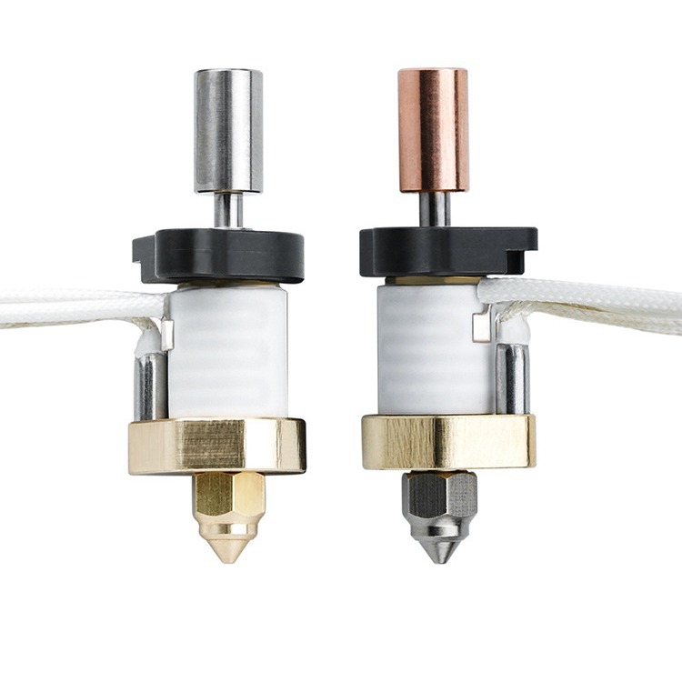 Upgrade the K1 Max ceramic hotend nozzle for 3D printer accessories to achieve high-flow and high-speed printing with a titanium extruder.