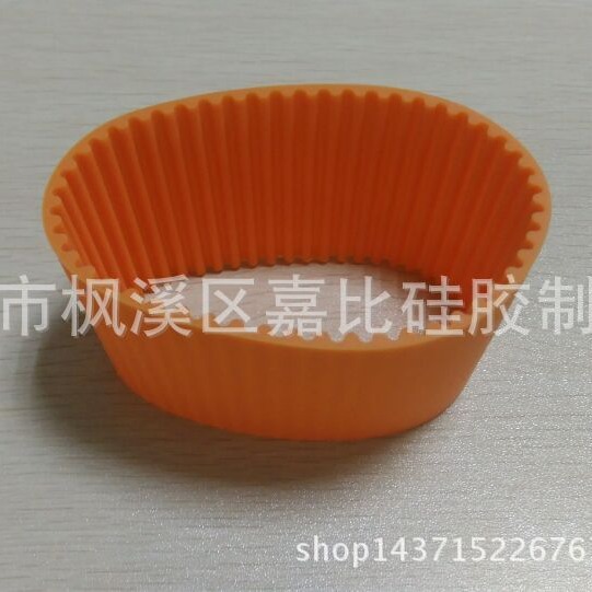 源头实力厂家直供外滑内竖 5.5cm厚款硅胶树叶杯套隔热陶瓷杯套