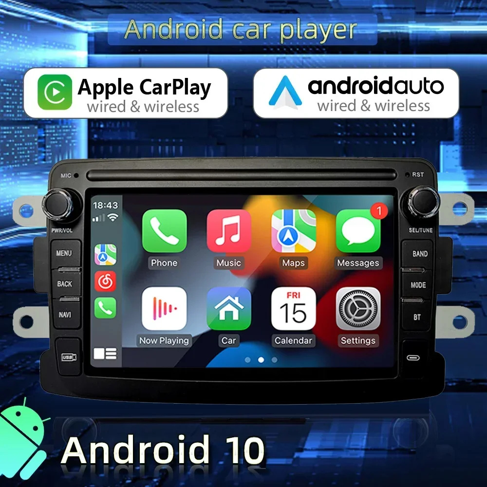 Suitable for 7 inch Renodacia Android car GPS HD screen MP5 Bluetooth navigation all-in-one Carplay