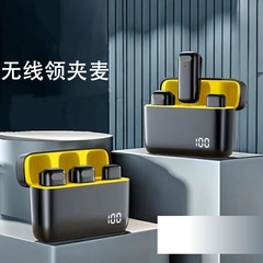 クロスボーダーワイヤレスマイク、ラベリア型、K6ライブ配信録音機器、屋外ノイズキャンセリング、1対2接続