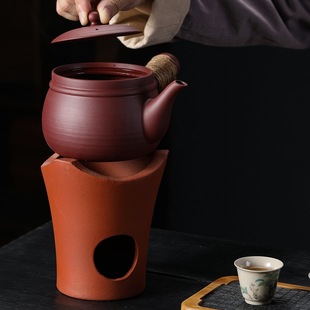砂铫大口煮茶家用跳盖壶围炉煮茶户外红泥小火炉泡茶烧水壶养生壶-阿里巴巴