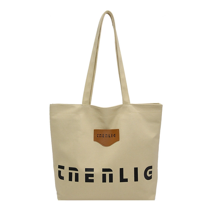Shopping bag, capacious linen bag, one-shoulder bag
