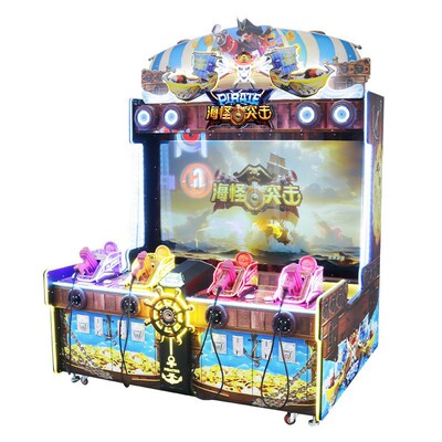 Sea Monster Assault, игровой автомат для стрельбы из четырех игроков, видеоигра, городское развлекательное оборудование, игровой зал, детская игровая площадка, автомат