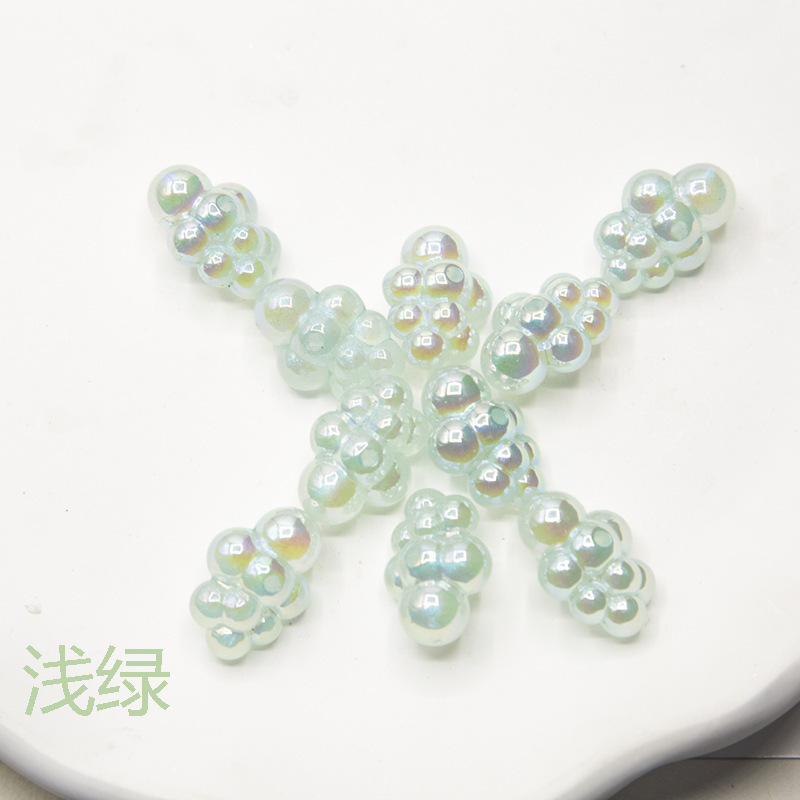 DIYアクセサリー卸売 アクリルUAカラーメッキ雲型穴あきキーホルダー携帯ストラップ飾り|undefined