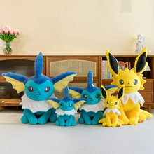 新款宝可梦毛绒玩具动漫卡通公仔皮卡丘玩偶宠物小精灵兑换批发