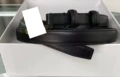 1.8 wide black shiny buckle layer cowhide