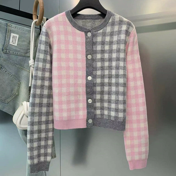 THOM BRASSY 1904 шерстяной клетчатый кардиган