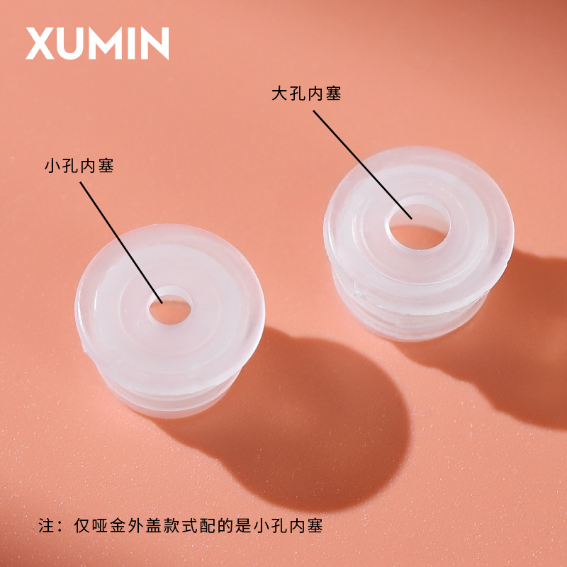 Xumin Cosmetic embalaje 100ml botella de toner de vidrio esmerilado 120ml botella de limpiador de maquillaje mate botella de tapa atornillada