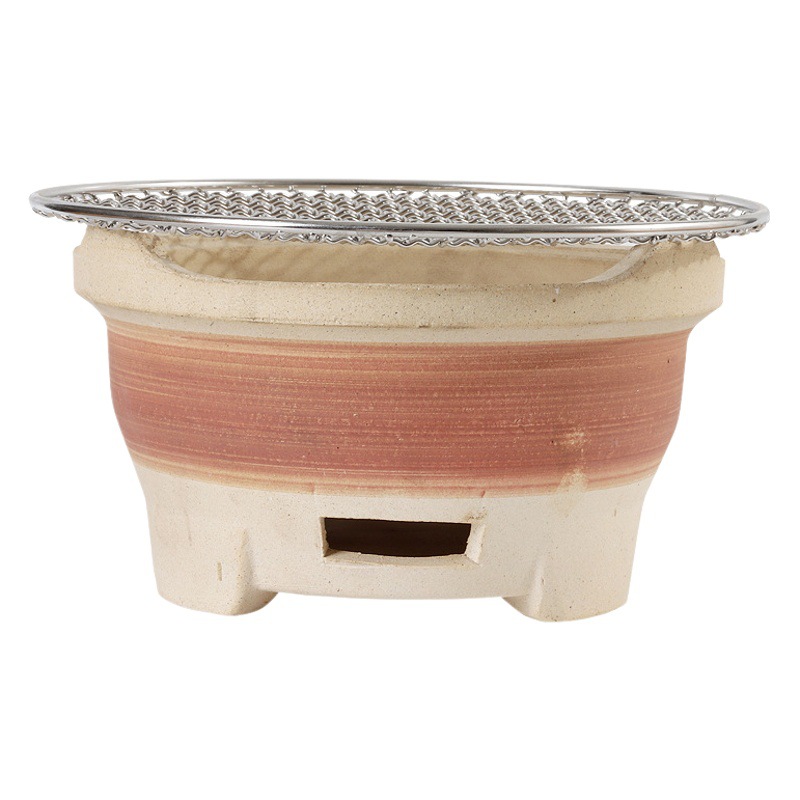 Cerámica de arcilla barbacoa pequeña estufa de arcilla hogar comercial al aire libre estufa de arcilla brochetas de barbacoa al aire libre antigua estufa de carbón estufa de barbacoa