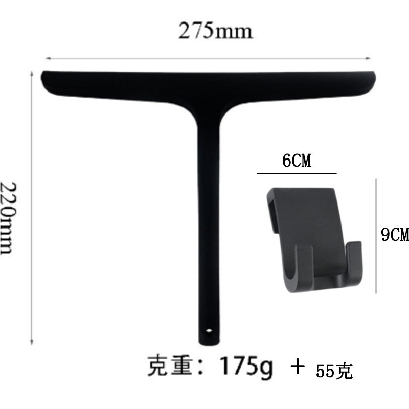 Puerta de vidrio de baño de silicona limpiaparabrisas ventana de vidrio raspador herramienta de limpieza Amazon explosión