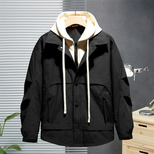[Data] Explosions 2025 Spring New Short Coat Men's American High Street Mountain Jacket Tooling Bottom