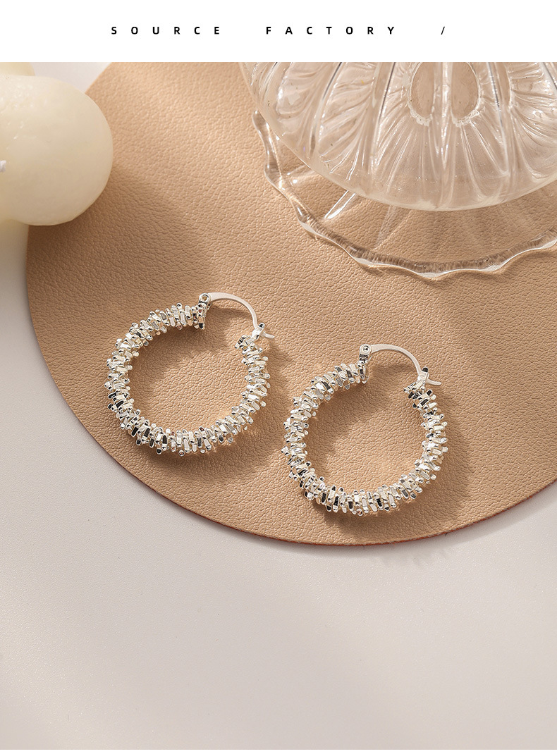 Fashion Circle Copper Plating Earrings 1 Pair