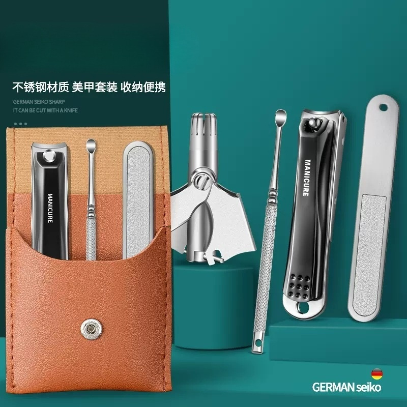 Recortador de pelo nasal para hombres tijeras de corte de acero inoxidable nariz de acero inoxidable para mujeres mano de nariz tijeras de pelo nasal limpiador de nariz cabeza redonda
