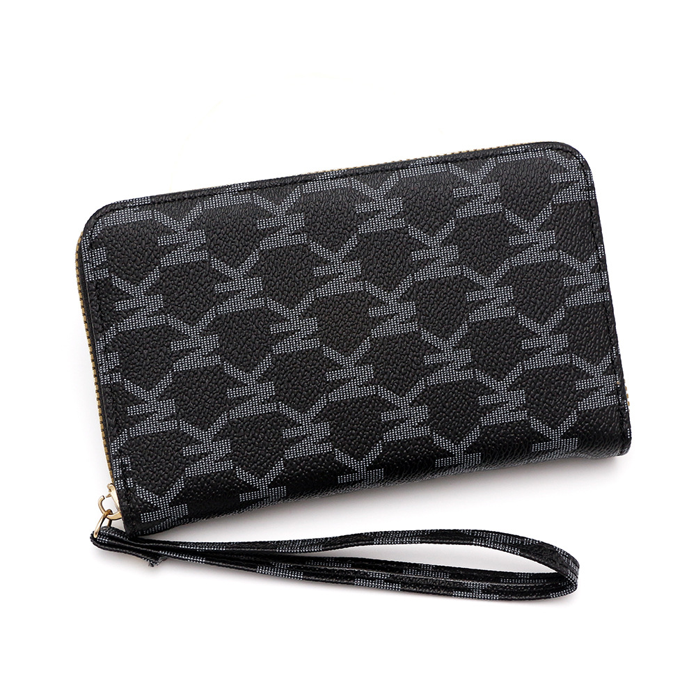 Nuevo bolso de mujer impresa bolso de mano de mujer gran capacidad bolsa de tarjetas casuales bolsa de cambio bolsa de licencia de conducir bolsa