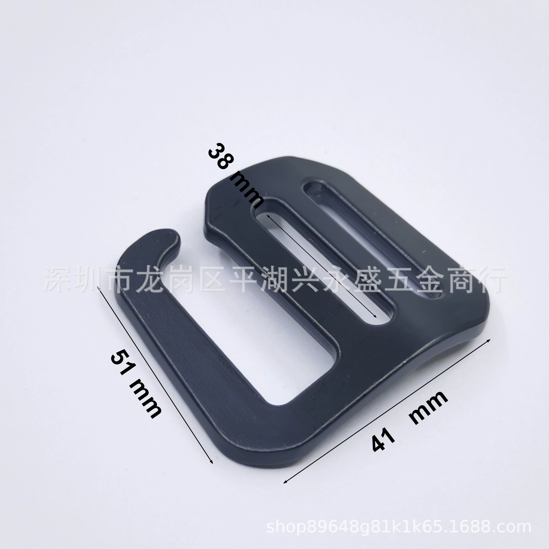 Оптовая продажа: 38-мм металлический крючок для сумок, металлическая пряжка-глазок из цинкового сплава, 6-образная металлическая регулируемая пряжка, фурнитура для багажа