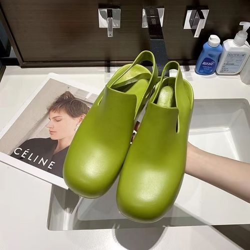 Collarbone open-toe summer sandals for women, new casual and fashionable flat sandals, single color, thick sole women's sandals