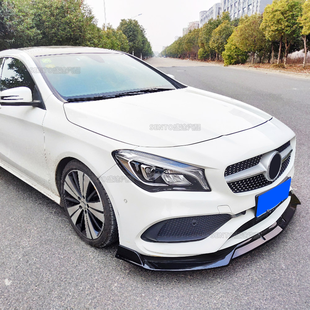 Suitable for 2016-2019 Mercedes-Benz CLA C117 modified front shovel front bar surrounding lower lip movement three-stage