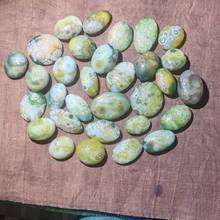 大号多眼睛图案戈壁玛瑙黄绿白天然眼睛石原石散装批发