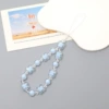K2277 beads beads butterfly mobile phone chain blue)