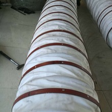环保风机通风口帆布伸缩管  河北高温帆布软连接13483839157