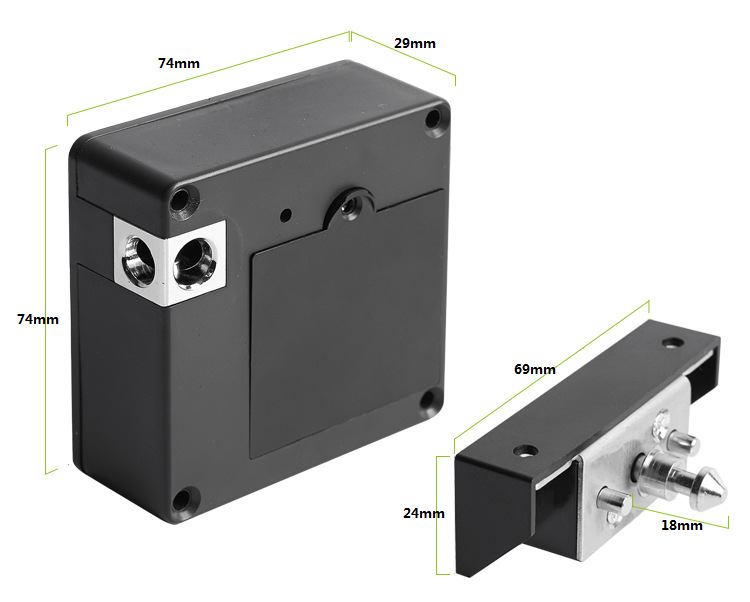 隐藏式柜门锁尺寸图