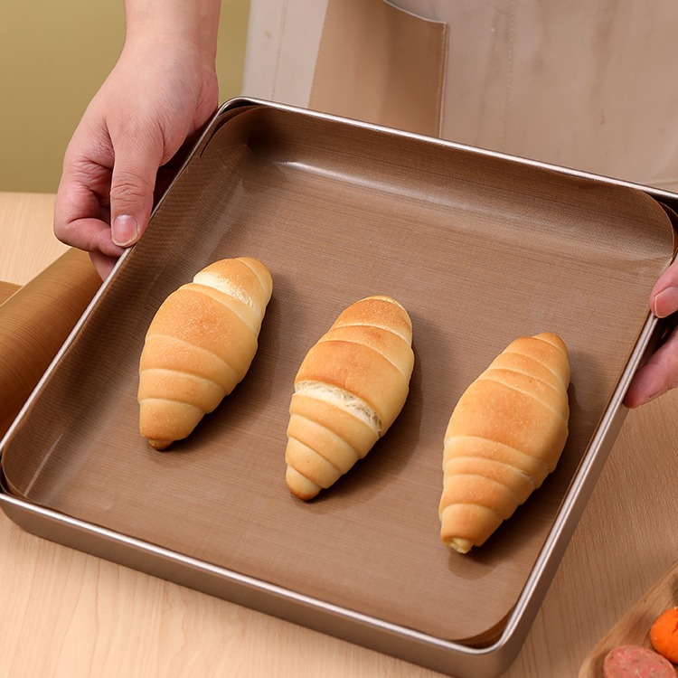 Uso repetido rollo de pastel para hornear pan estera papel de aceite paño de papel paño de aceite horno para hornear hogar comercial resistente a altas temperaturas paño antiadherente
