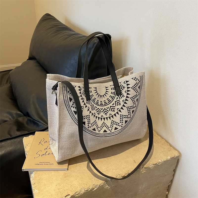 Bolso de mano de gran capacidad para mujer 2023 otoño e invierno nuevo estilo salvaje ins bolso de mensajero de un solo hombro coreano