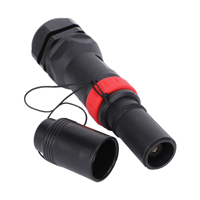 Mobile generator emergency power fast connector MC panel female plug/socket 630A with microswitch