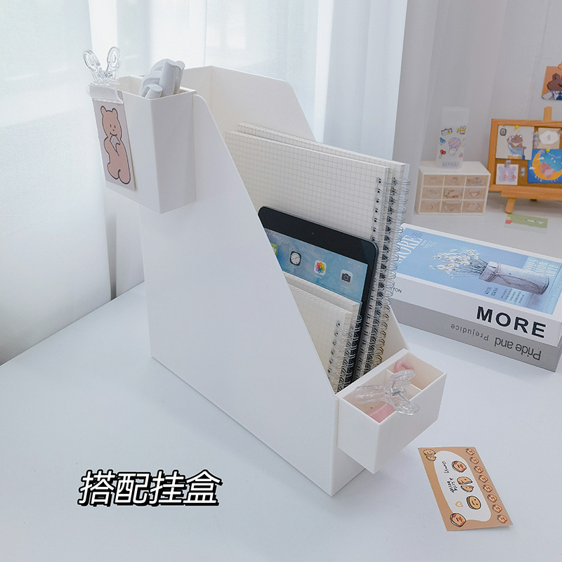 日本式デスクトップファイル収納ボックスファイル棚オフィスファイル枠ファイルホルダー本棚本棚学生ファイル欄|undefined