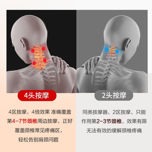 New product Konka Cervical Massager Shoulder and Neck Magnetic Therapy Neck Protector Neck Hot Compress Massager Massager One Piece Dropshipping