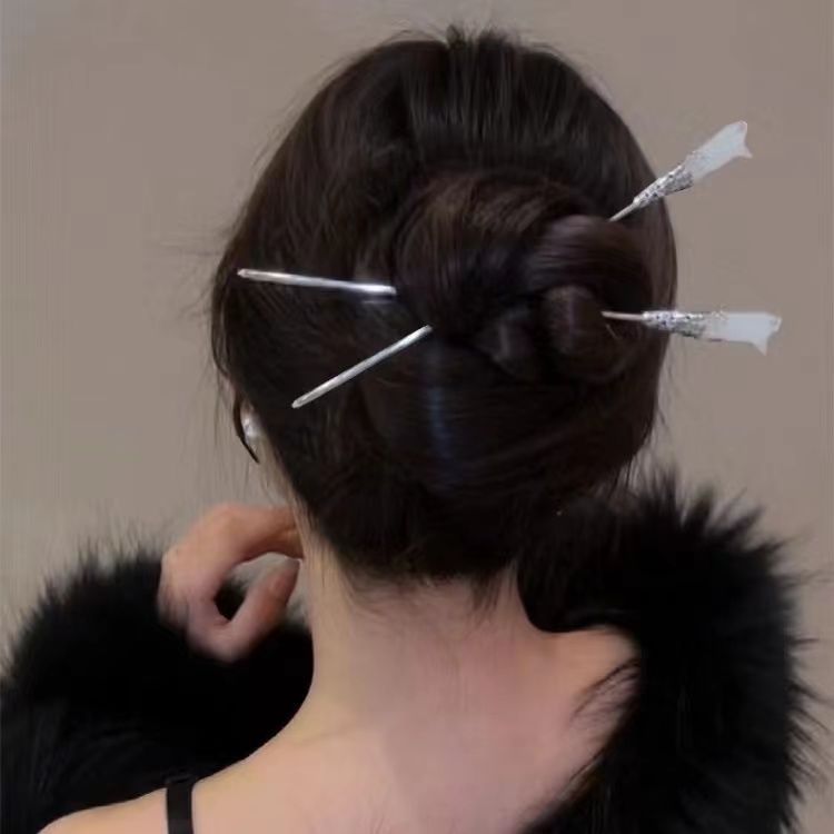 Magnolia ultra inmortal pinzas de pelo chinas modernas y simples para niños de alto nivel chinés cheongsam accesorios placas de cabello pinzas de pelo tocado