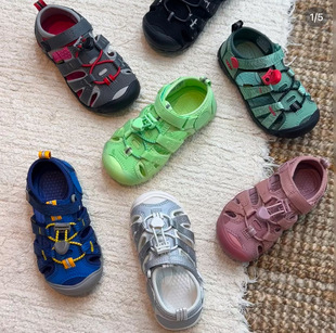 Lightweight Keen Cohen Children's Wading Shoes Sandals Baotou Anti-kick Baby Beach Shoes Outdoor Tracing Shoes Breathable