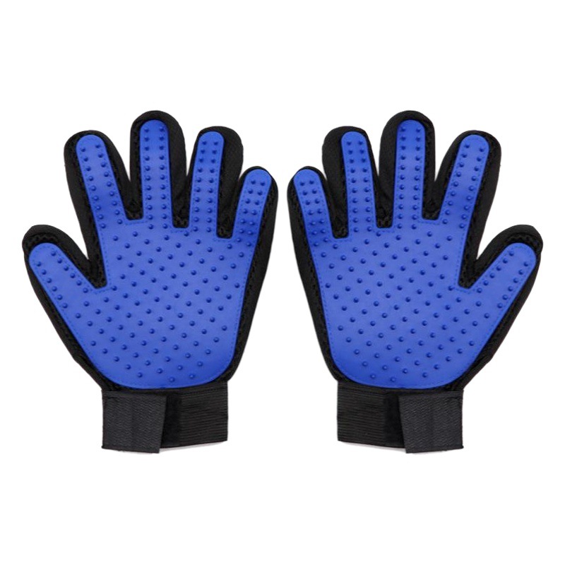 En stock al por mayor transfronteriza de goma flotante de eliminación de pelo gato guantes perro masaje baño guantes mascotas suministros de limpieza