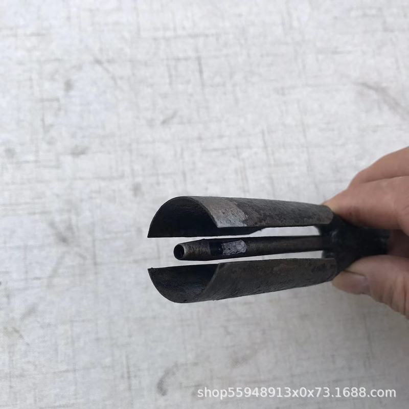 手打ち紙銭ノミ丸穴開け器半円打紙銭打三日月型印刷打紙型打紙型|undefined