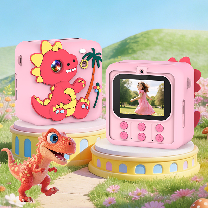 Nuevos productos lindos dibujos animados mini-children fotografía antes y después de la cámara doble HD inmediatamente fotografía de niños
