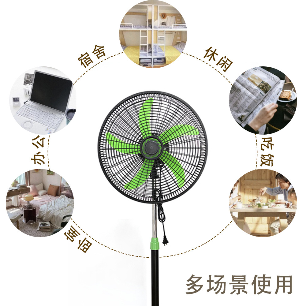 Fábrica de fuente de comercio exterior ventilador de 18 pulgadas ventilador vertical ventilador eléctrico ventilador industrial América del Sur al por mayor